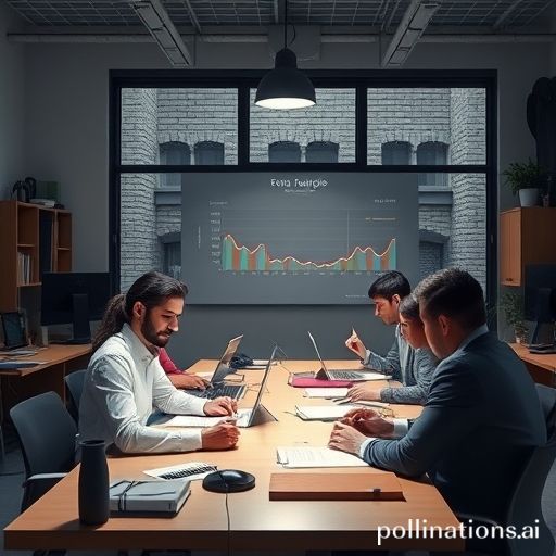 Uma equipe diversificada de profissionais de TI e finanças colaborando em frente a um painel digital complexo exibindo gráficos de custos na nuvem e métricas de otimização, em um ambiente de escritório moderno e iluminado, com um tom educacional e inspiracional. Estilo realista.